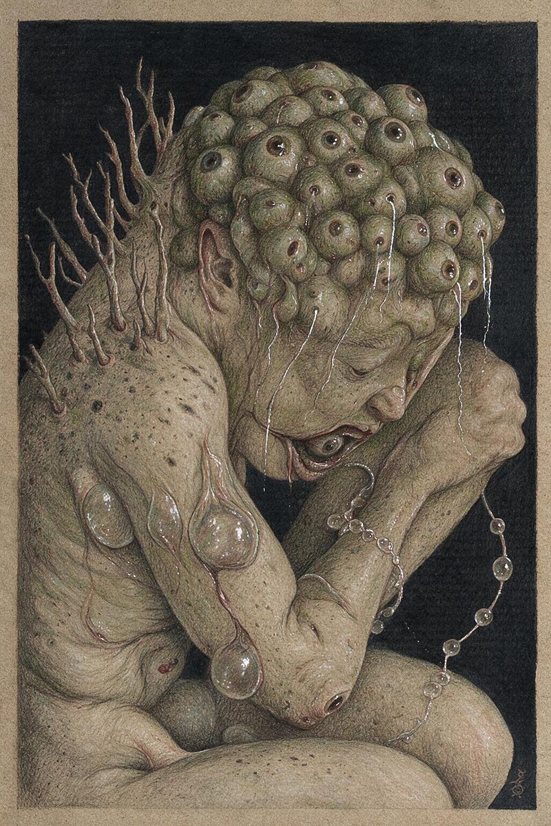 Welling Sight { pencil on a ribbed paper sold edition}